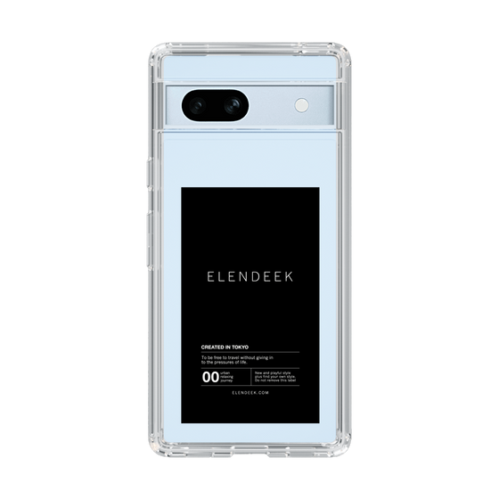 Slim Protection Case［ ELENDEEK - Logo Sticker - Black ］