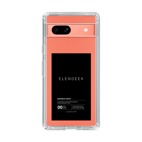 Slim Protection Case［ ELENDEEK - Logo Sticker - Black ］