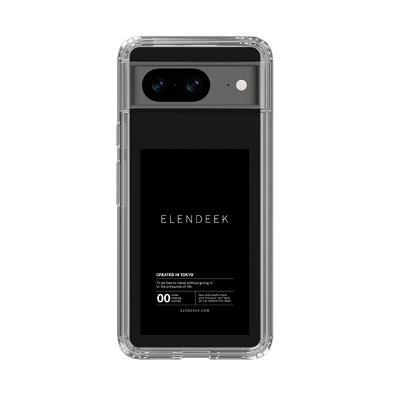 Slim Protection Case［ ELENDEEK - Logo Sticker - Black ］