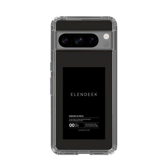 Slim Protection Case［ ELENDEEK - Logo Sticker - Black ］