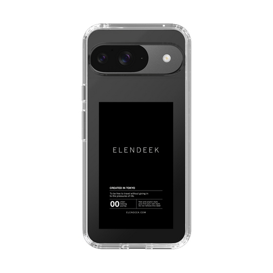 Slim Protection Case［ ELENDEEK - Logo Sticker - Black ］