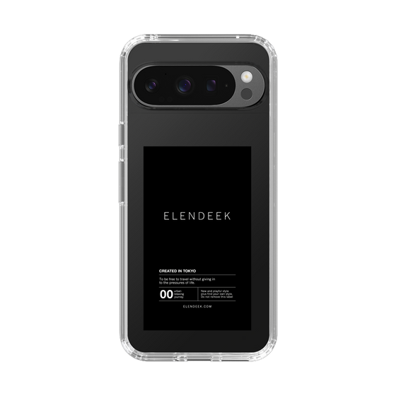 Slim Protection Case［ ELENDEEK - Logo Sticker - Black ］