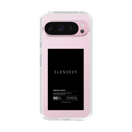 Slim Protection Case［ ELENDEEK - Logo Sticker - Black ］