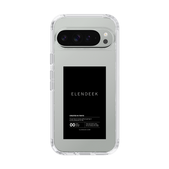 Slim Protection Case［ ELENDEEK - Logo Sticker - Black ］