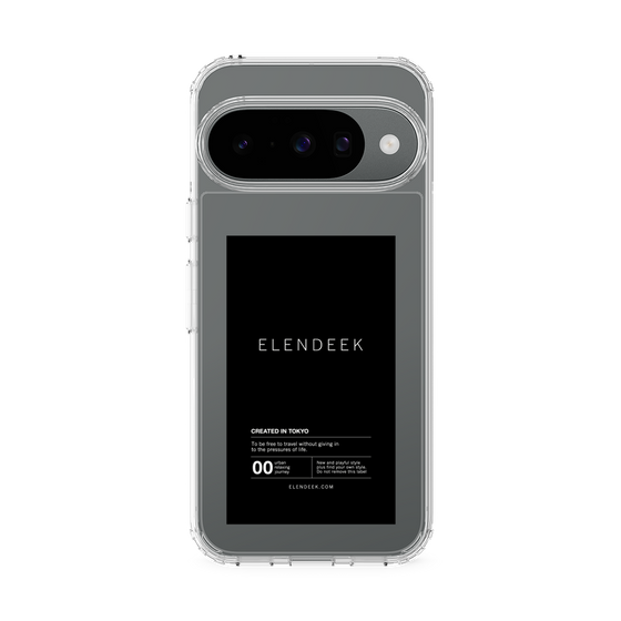 Slim Protection Case［ ELENDEEK - Logo Sticker - Black ］