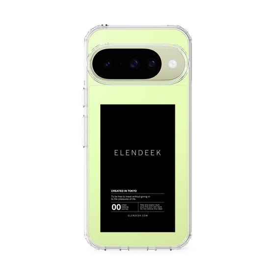 Slim Protection Case［ ELENDEEK - Logo Sticker - Black ］