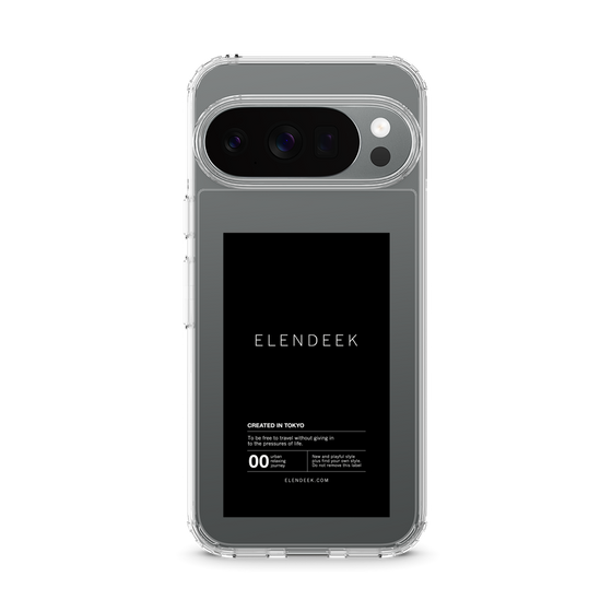 Slim Protection Case［ ELENDEEK - Logo Sticker - Black ］
