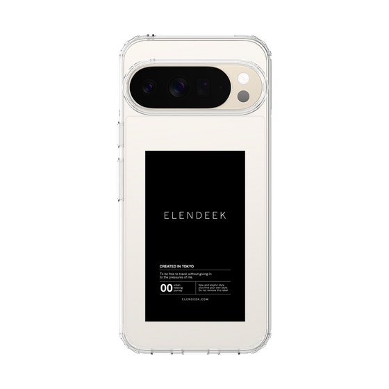 Slim Protection Case［ ELENDEEK - Logo Sticker - Black ］