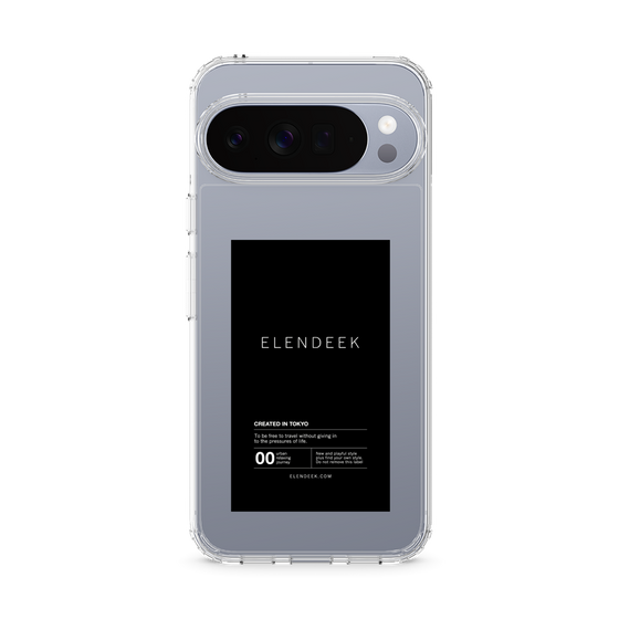 Slim Protection Case［ ELENDEEK - Logo Sticker - Black ］