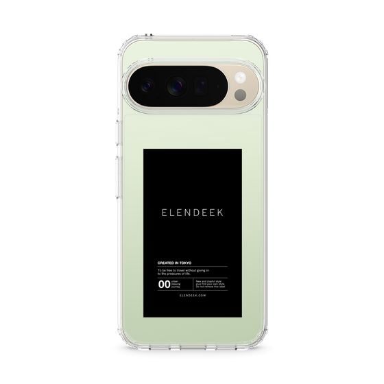 Slim Protection Case［ ELENDEEK - Logo Sticker - Black ］
