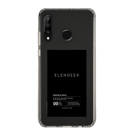 Slim Protection Case［ ELENDEEK - Logo Sticker - Black ］