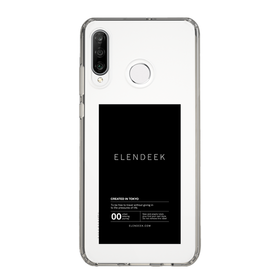 Slim Protection Case［ ELENDEEK - Logo Sticker - Black ］