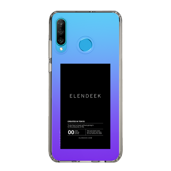 Slim Protection Case［ ELENDEEK - Logo Sticker - Black ］