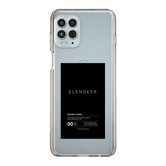 Slim Protection Case［ ELENDEEK - Logo Sticker - Black ］