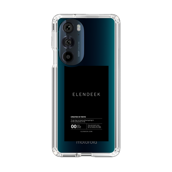 Slim Protection Case［ ELENDEEK - Logo Sticker - Black ］