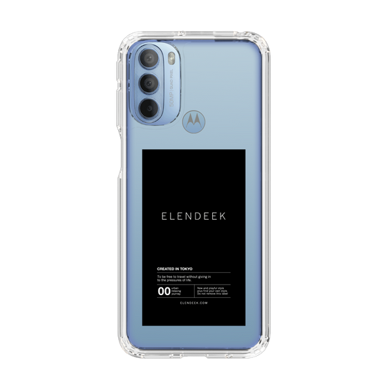 Slim Protection Case［ ELENDEEK - Logo Sticker - Black ］