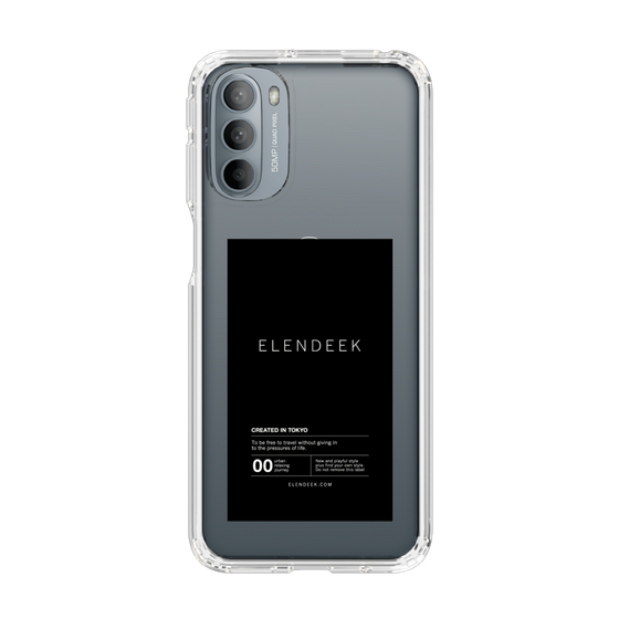 Slim Protection Case［ ELENDEEK - Logo Sticker - Black ］