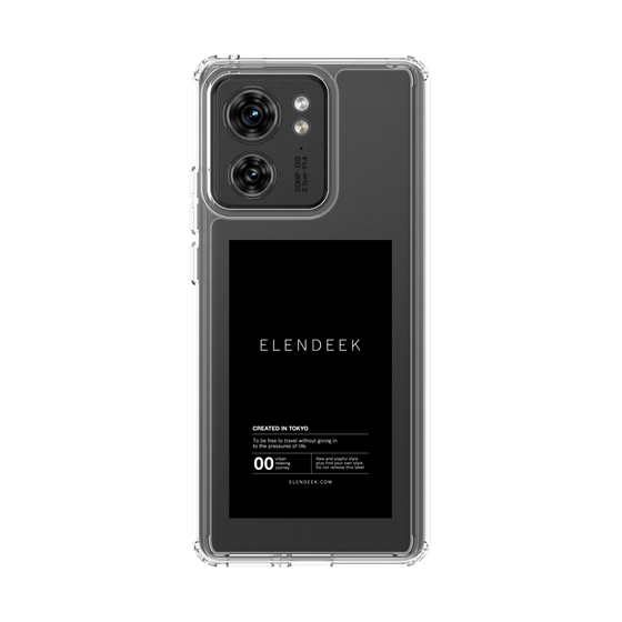 Slim Protection Case［ ELENDEEK - Logo Sticker - Black ］