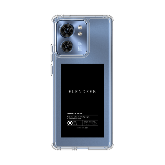 Slim Protection Case［ ELENDEEK - Logo Sticker - Black ］