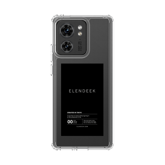 Slim Protection Case［ ELENDEEK - Logo Sticker - Black ］