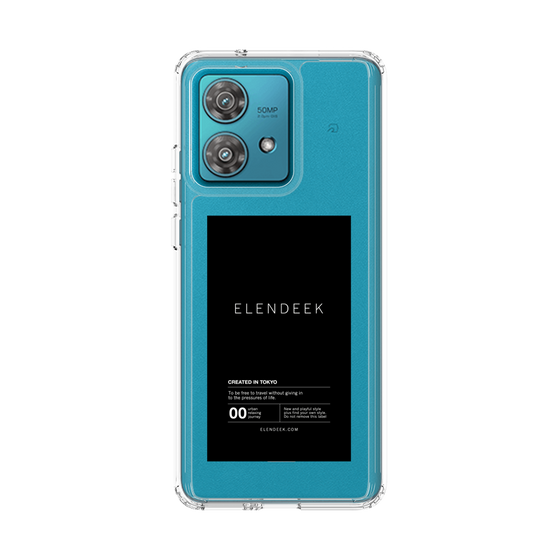 Slim Protection Case［ ELENDEEK - Logo Sticker - Black ］