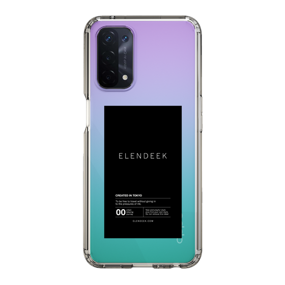 Slim Protection Case［ ELENDEEK - Logo Sticker - Black ］