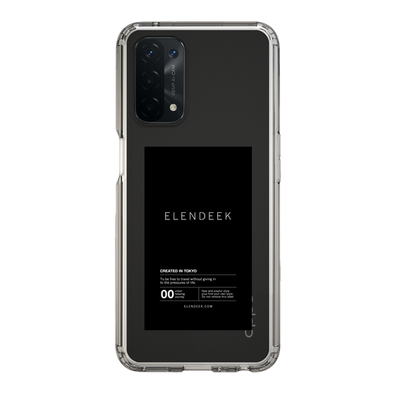 Slim Protection Case［ ELENDEEK - Logo Sticker - Black ］