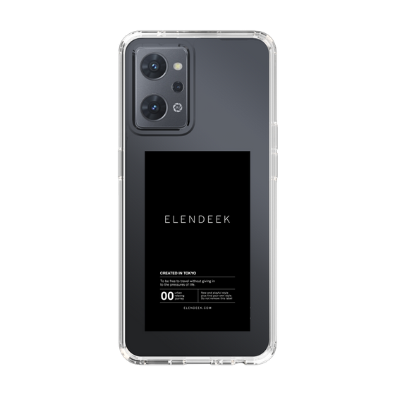 Slim Protection Case［ ELENDEEK - Logo Sticker - Black ］