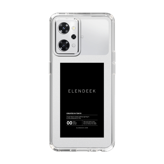 Slim Protection Case［ ELENDEEK - Logo Sticker - Black ］