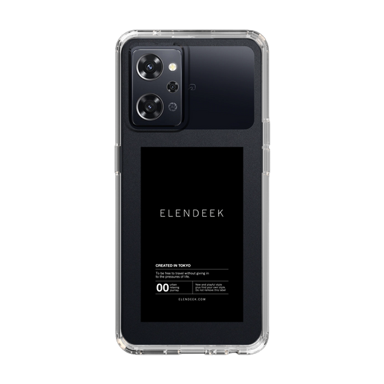 Slim Protection Case［ ELENDEEK - Logo Sticker - Black ］