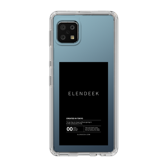 Slim Protection Case［ ELENDEEK - Logo Sticker - Black ］