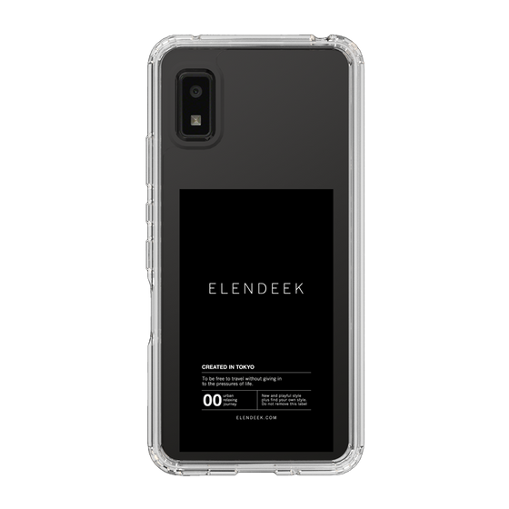 Slim Protection Case［ ELENDEEK - Logo Sticker - Black ］