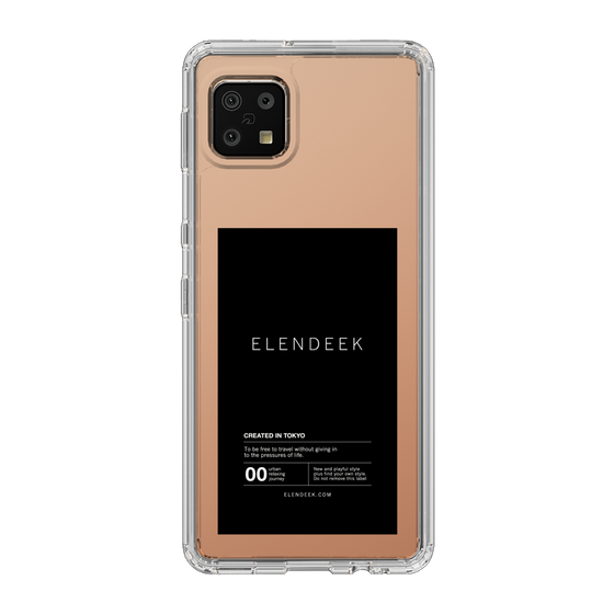 Slim Protection Case［ ELENDEEK - Logo Sticker - Black ］