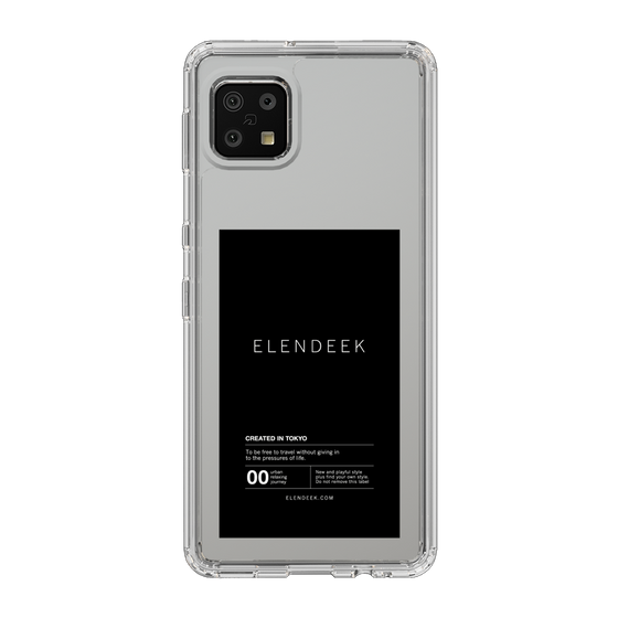 Slim Protection Case［ ELENDEEK - Logo Sticker - Black ］