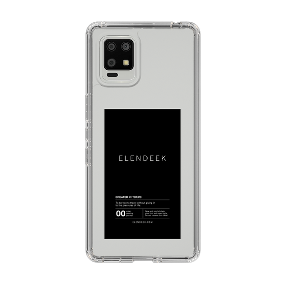 Slim Protection Case［ ELENDEEK - Logo Sticker - Black ］