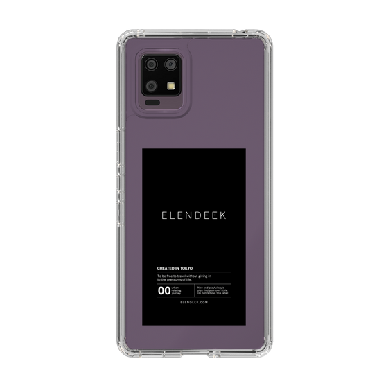 Slim Protection Case［ ELENDEEK - Logo Sticker - Black ］