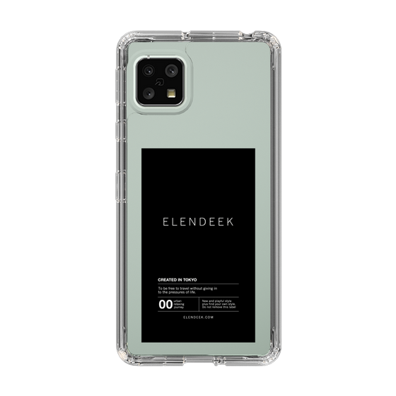 Slim Protection Case［ ELENDEEK - Logo Sticker - Black ］