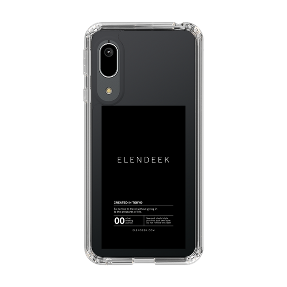 Slim Protection Case［ ELENDEEK - Logo Sticker - Black ］