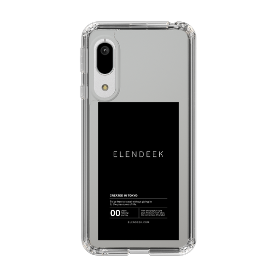 Slim Protection Case［ ELENDEEK - Logo Sticker - Black ］