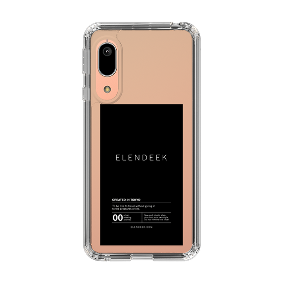 Slim Protection Case［ ELENDEEK - Logo Sticker - Black ］