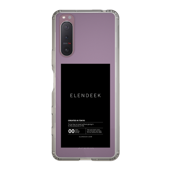 Slim Protection Case［ ELENDEEK - Logo Sticker - Black ］
