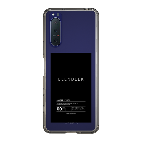 Slim Protection Case［ ELENDEEK - Logo Sticker - Black ］
