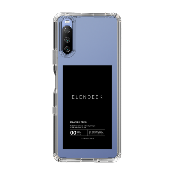 Slim Protection Case［ ELENDEEK - Logo Sticker - Black ］