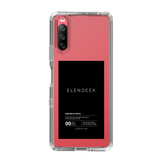 Slim Protection Case［ ELENDEEK - Logo Sticker - Black ］