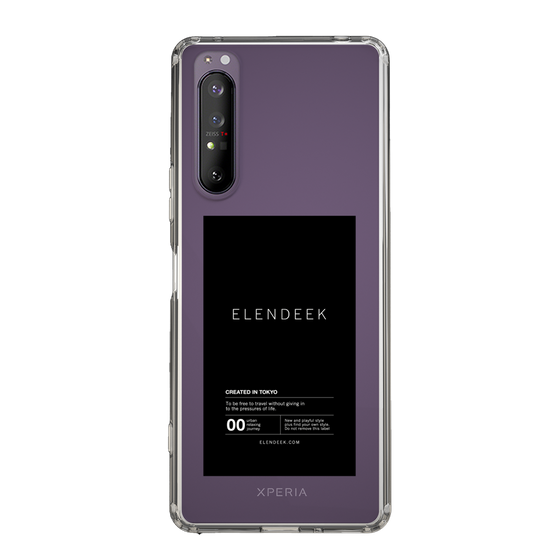 Slim Protection Case［ ELENDEEK - Logo Sticker - Black ］