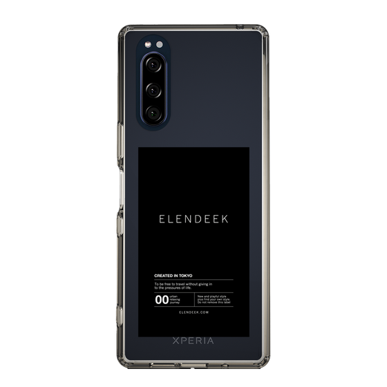 Slim Protection Case［ ELENDEEK - Logo Sticker - Black ］
