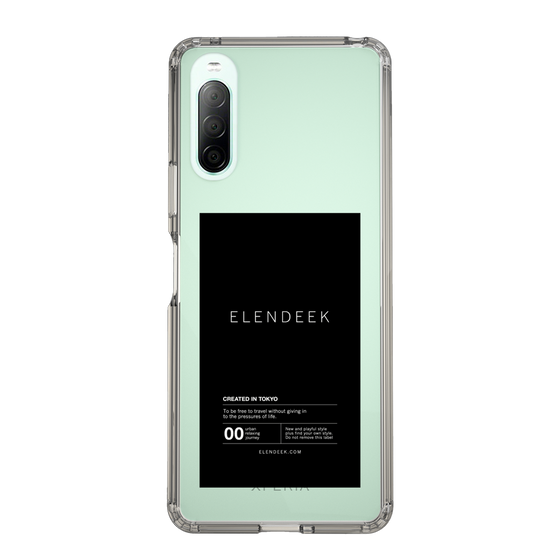 Slim Protection Case［ ELENDEEK - Logo Sticker - Black ］