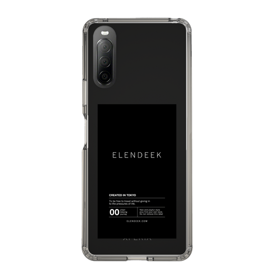 Slim Protection Case［ ELENDEEK - Logo Sticker - Black ］