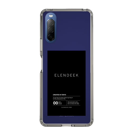 Slim Protection Case［ ELENDEEK - Logo Sticker - Black ］
