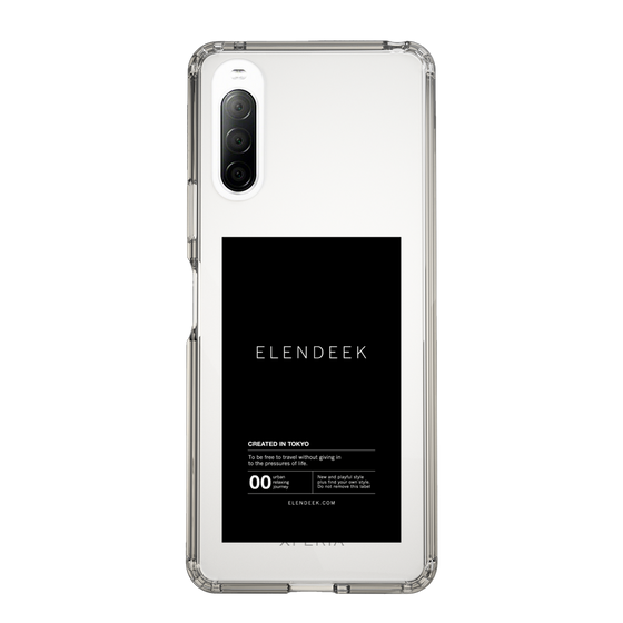 Slim Protection Case［ ELENDEEK - Logo Sticker - Black ］